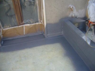 Terrazzo impermeabilizzato in poliurea